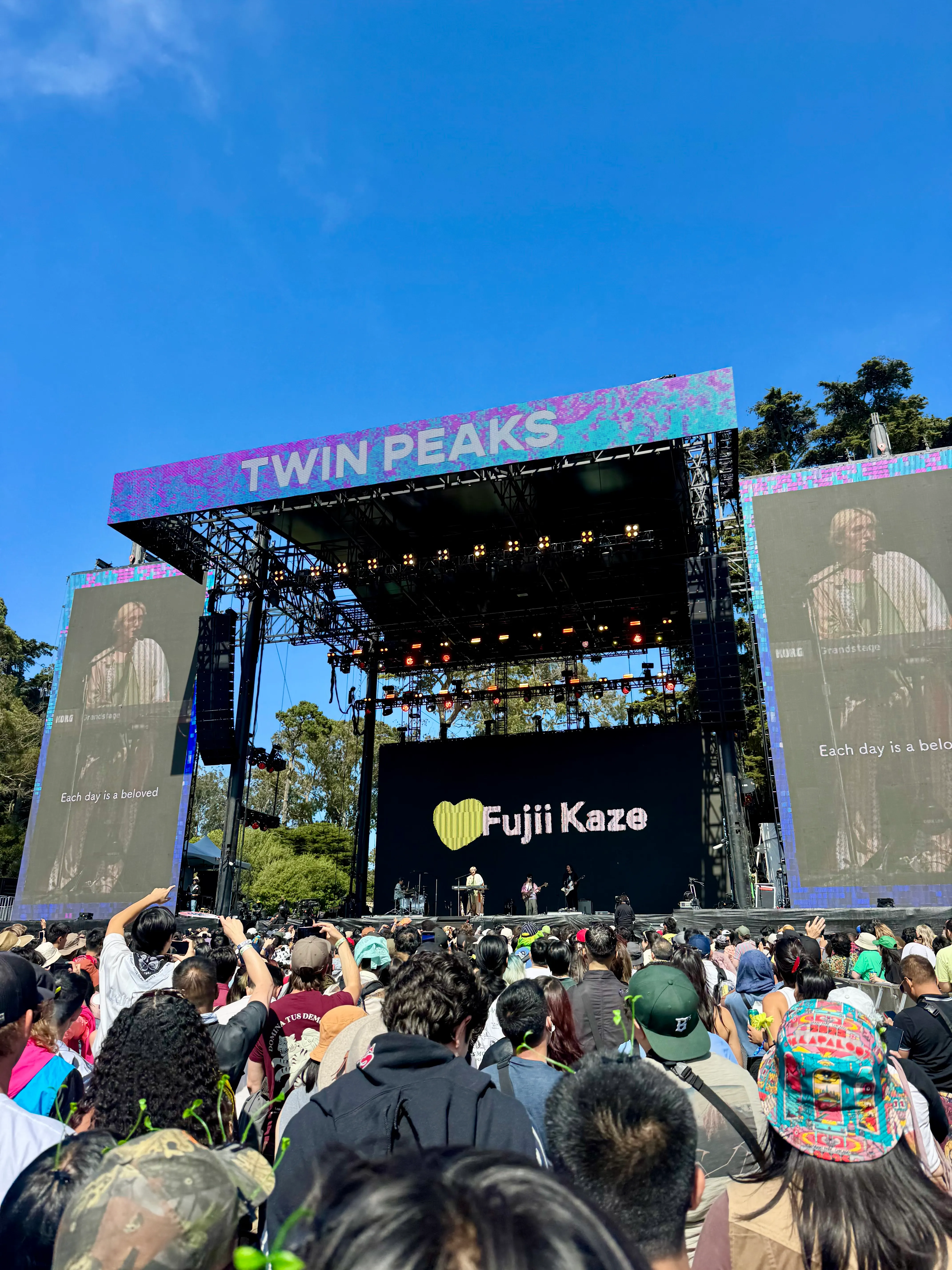 <em>Seeing one of my favorite artists at Outside Lands</em>